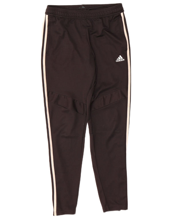 Adidas Pantalon de Survêtement Garçon 12-13 ans Moyen Noir Polyester Sports