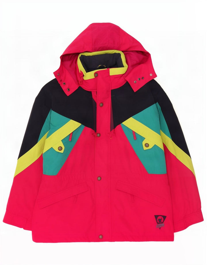 Ciesse Piumini Veste de pluie coupe décontractée pour homme IT 50 Rose moyen Colourblock