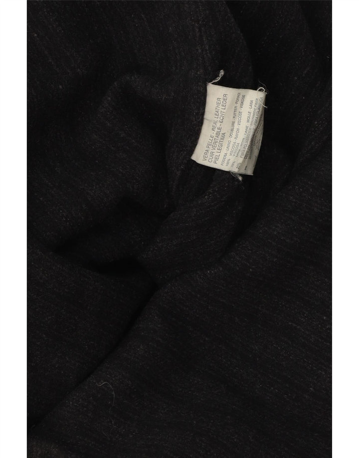 Veste en cuir homme vintage UK 42 XL Cuir noir