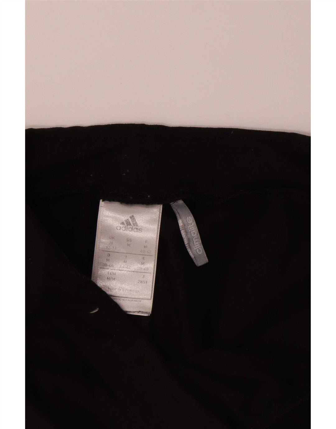 Adidas Femmes Climalite Capri Leggings UK 12/14 Moyen Noir Polyester