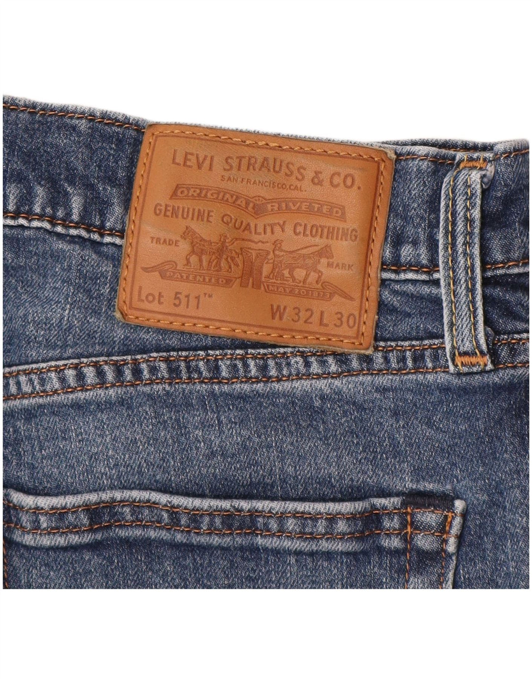 LEVI'S Jean Slim Homme W32 L30 Bleu