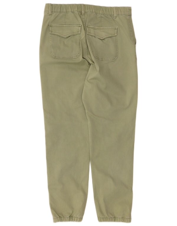 Marks & Spencer Pantalon de jogging pour femme UK 14 Large W32 L27 Coton vert