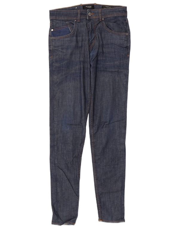 Guess Jean Slim Charlie W29 L31 Homme Bleu Marine Coton