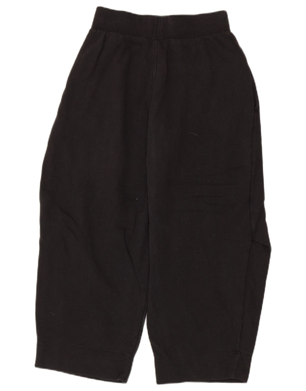 Cos Pantalon de Survêtement Capri Femme UK 4 XS Noir Coton