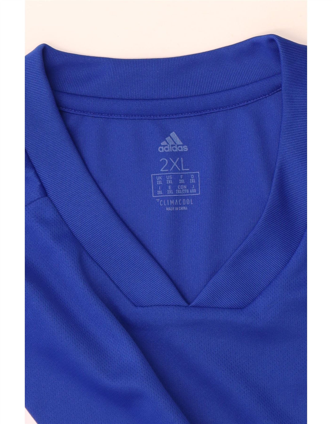 Adidas Hommes Climacool T-Shirt Top 2XL Bleu Colorblock