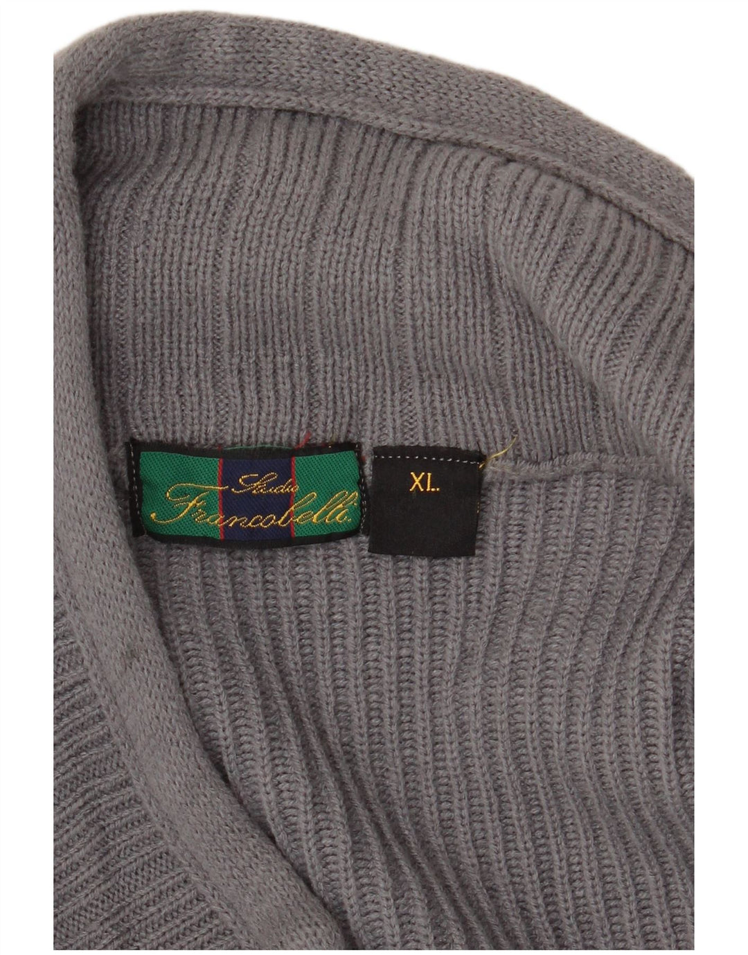 vintage Homme Cardigan Pull XL Gris