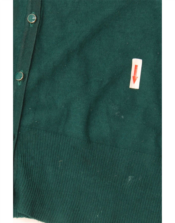 Marks & Spencer Cardigan pour femme en viscose vert moyen UK 42