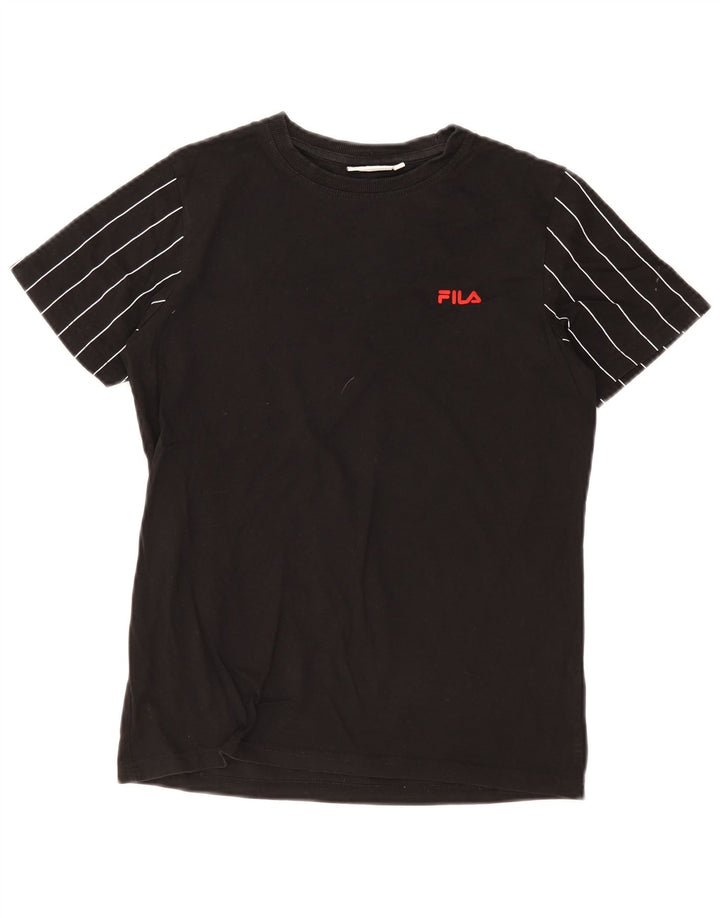 Fila T-Shirt Garçon 13-14 ans Noir Rayé