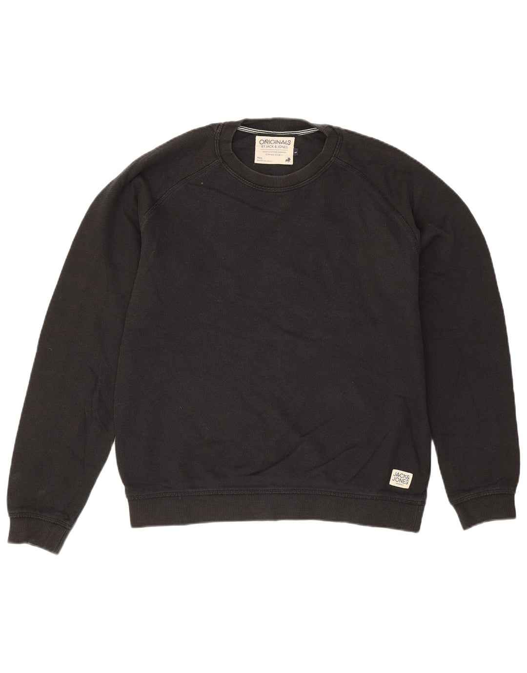 Jack & Jones Sweat-shirt pour homme en coton noir Taille L