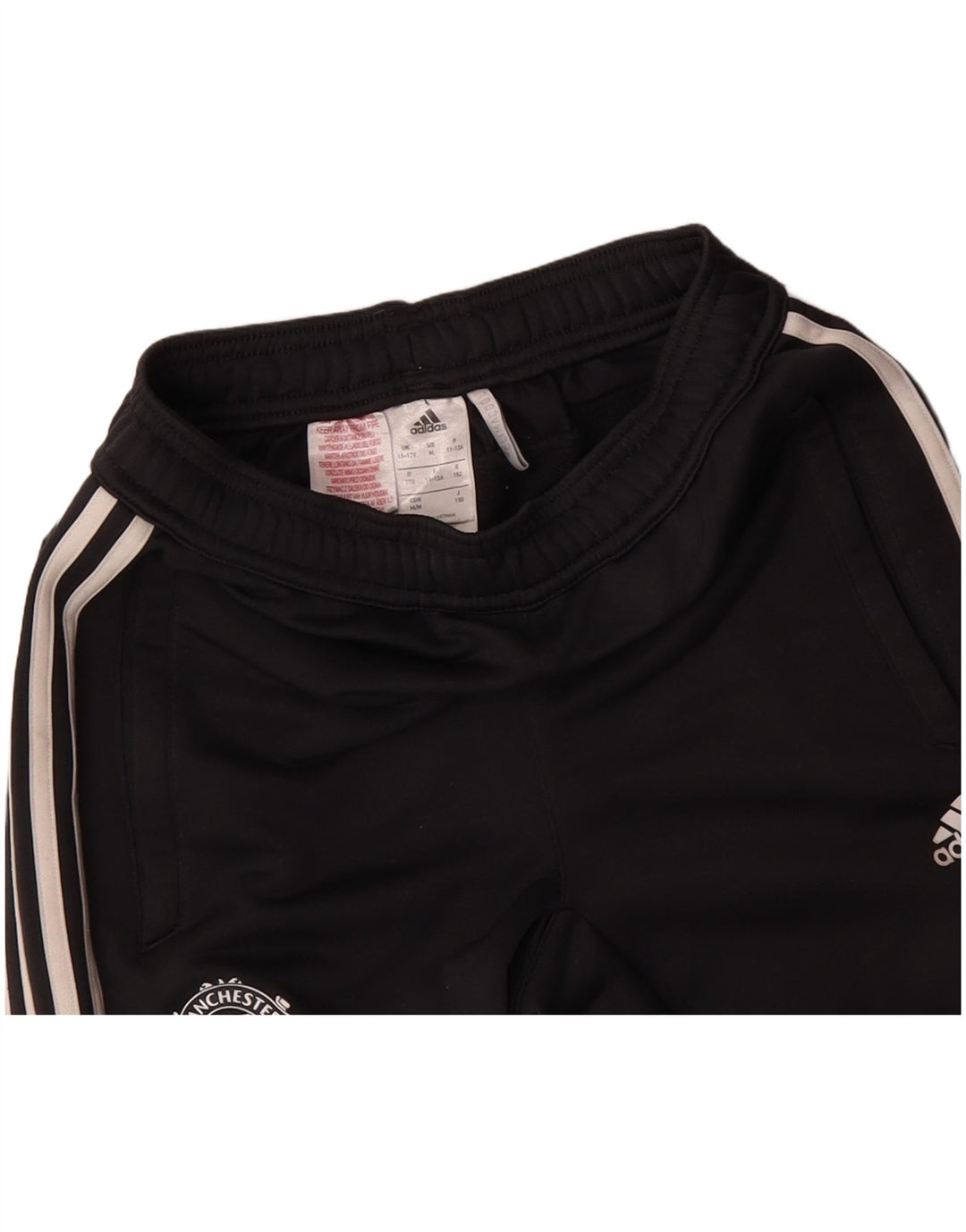 ADIDAS Boys Climacool Tracksuit Trousers 11-12 Years Black Polyester