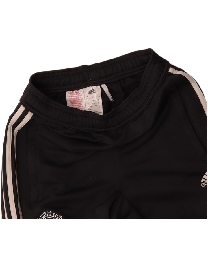 ADIDAS Boys Climacool Tracksuit Trousers 11-12 Years Black Polyester