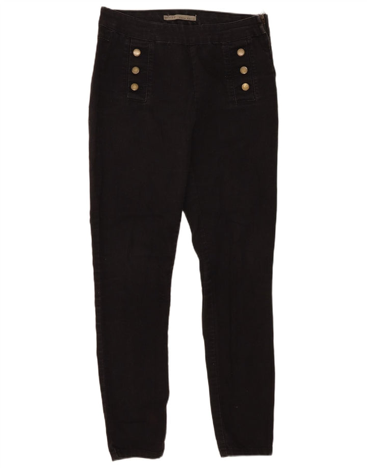 Zara Femme Jegging Jeans Large W30 L29 Coton Noir