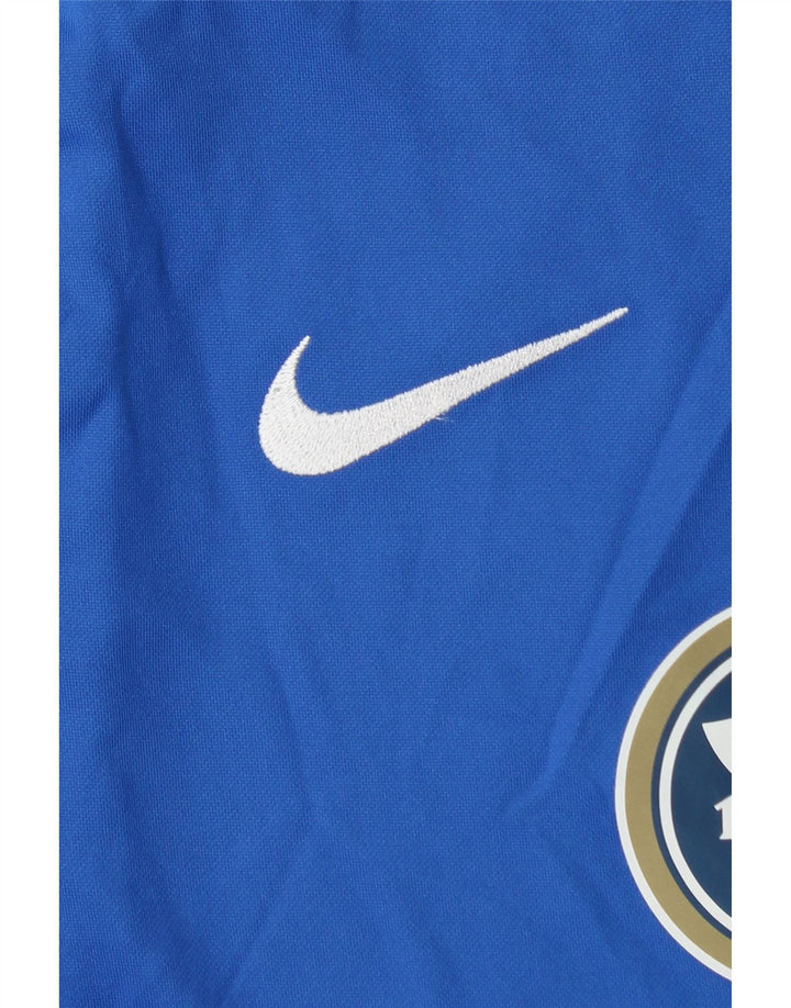 NIKE T-shirt graphique Dri Fit pour hommes, grand, bleu, polyester