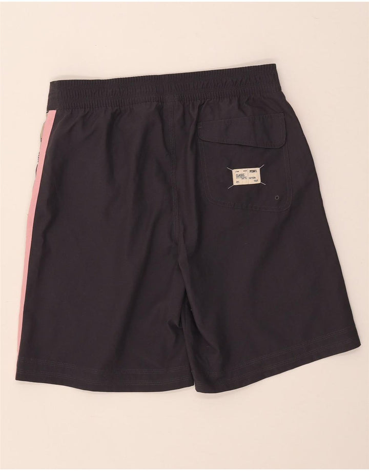 Puma Short Graphic Sport Homme Gris Moyen