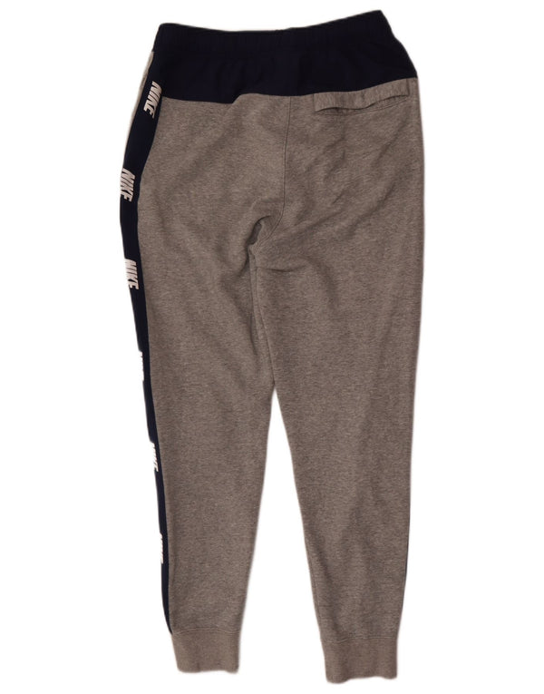 Nike Pantalon de survêtement graphique pour homme en coton color block XS Gris