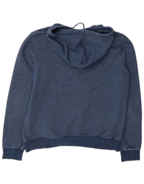 Puma Pull à capuche pour femme UK 14 Bleu marine moyen Coton
