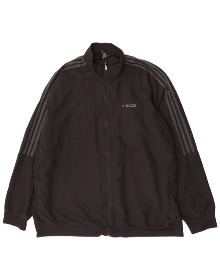 Adidas Veste de survêtement pour homme 2XL Noir Polyester Sports