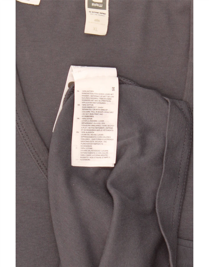 G-Star T-Shirt Homme Top XL Gris Coton