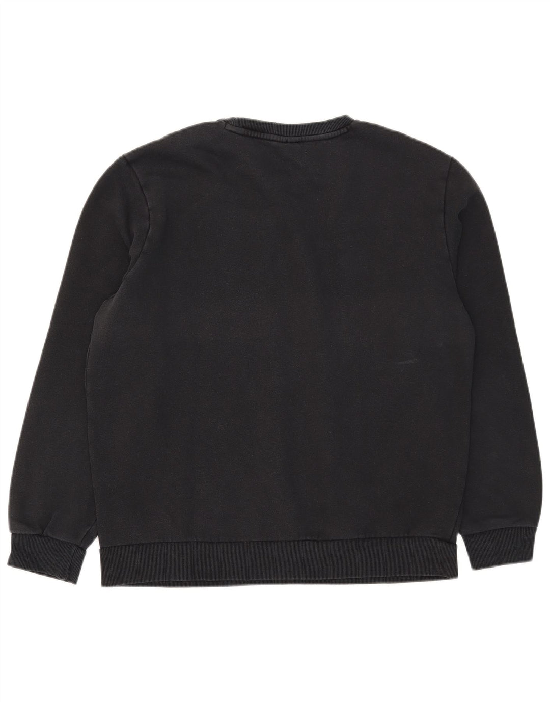Puma Sweat-shirt graphique pour homme en coton noir Taille L