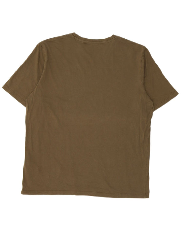 Jack & Jones T-Shirt Homme Top XL Kaki Coton