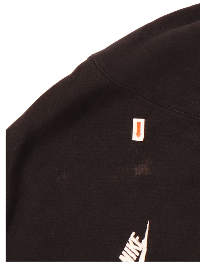 Nike Pull à capuche pour homme en coton noir Taille L