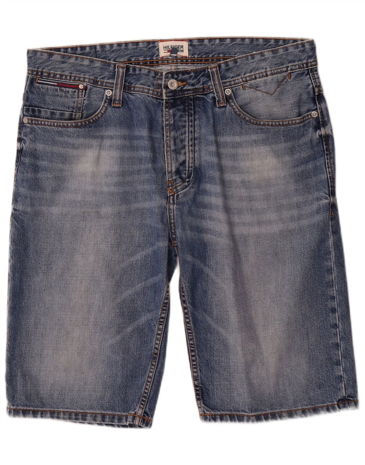 TOMMY HILFIGER Short en Jean Homme W34 Grand Bleu Coton