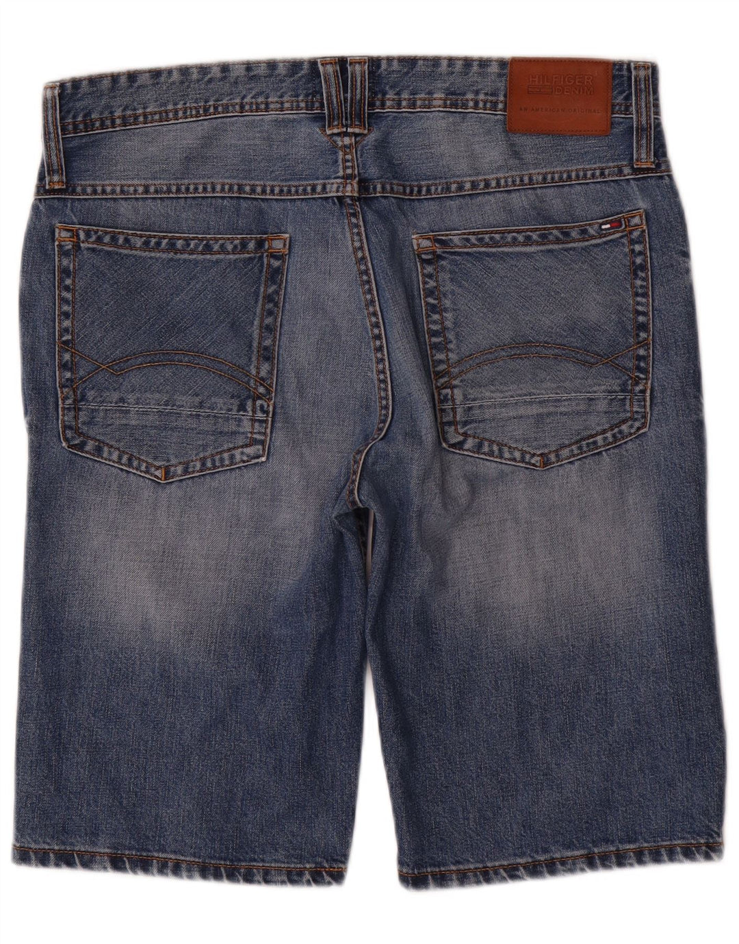 TOMMY HILFIGER Short en Jean Homme W34 Grand Bleu Coton