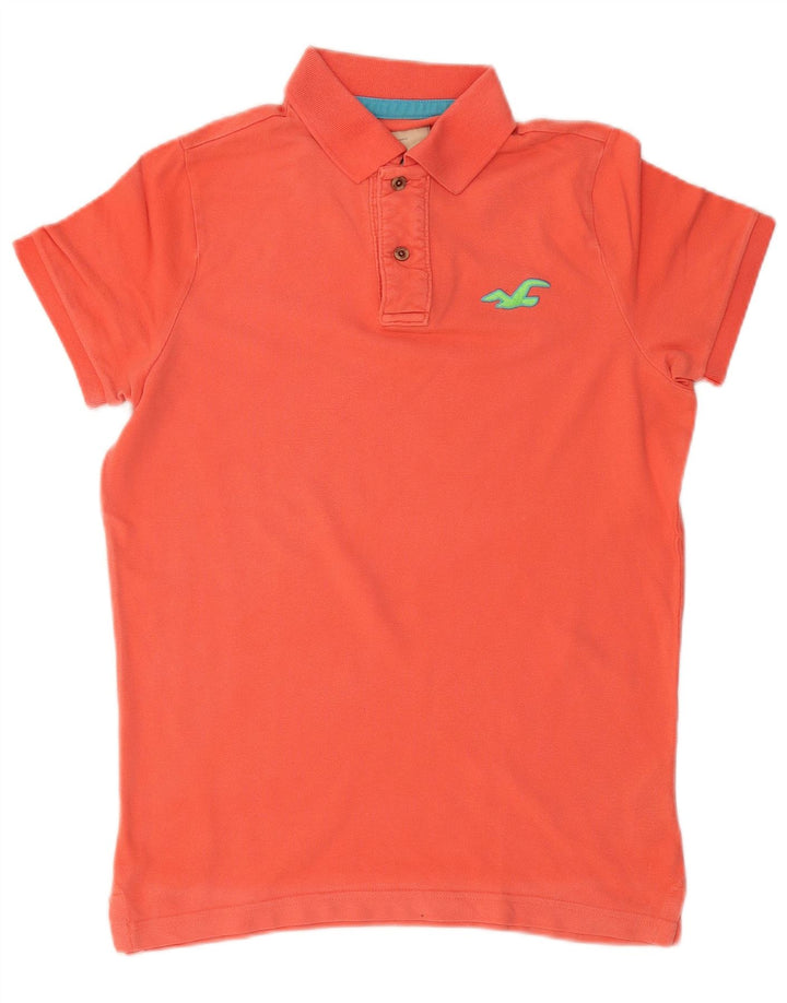 HOLLISTER Polo Homme Rouge Moyen Coton