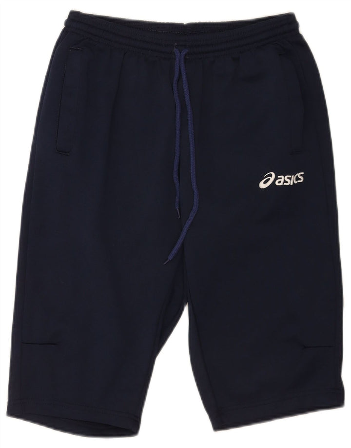 Asics Short de Sport Homme Grand Bleu Marine Polyester