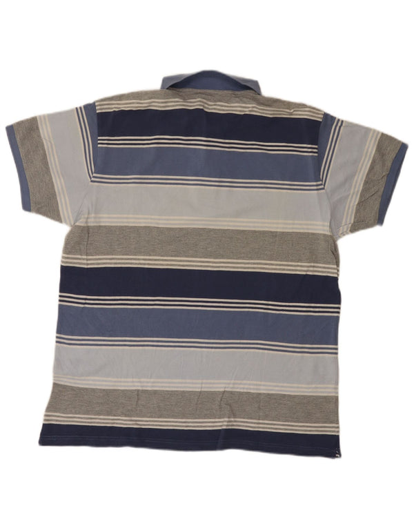 Kappa Polo Homme 2XL Bleu Rayé Coton