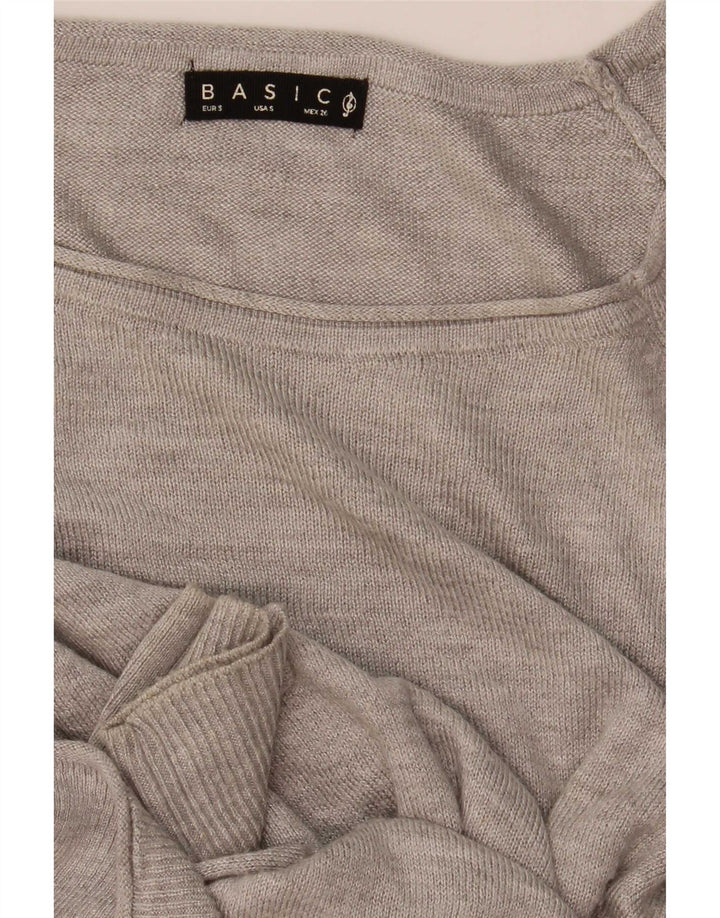 Stradivarius Chemisier coupe ample pour femme UK 10 Small Gris