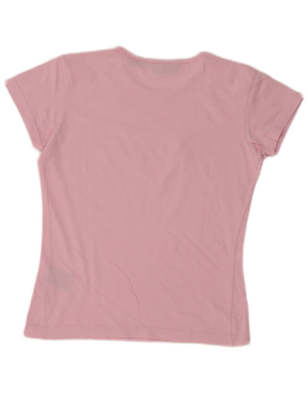 FILA T-shirt court graphique pour femme UK 10 Small Rose