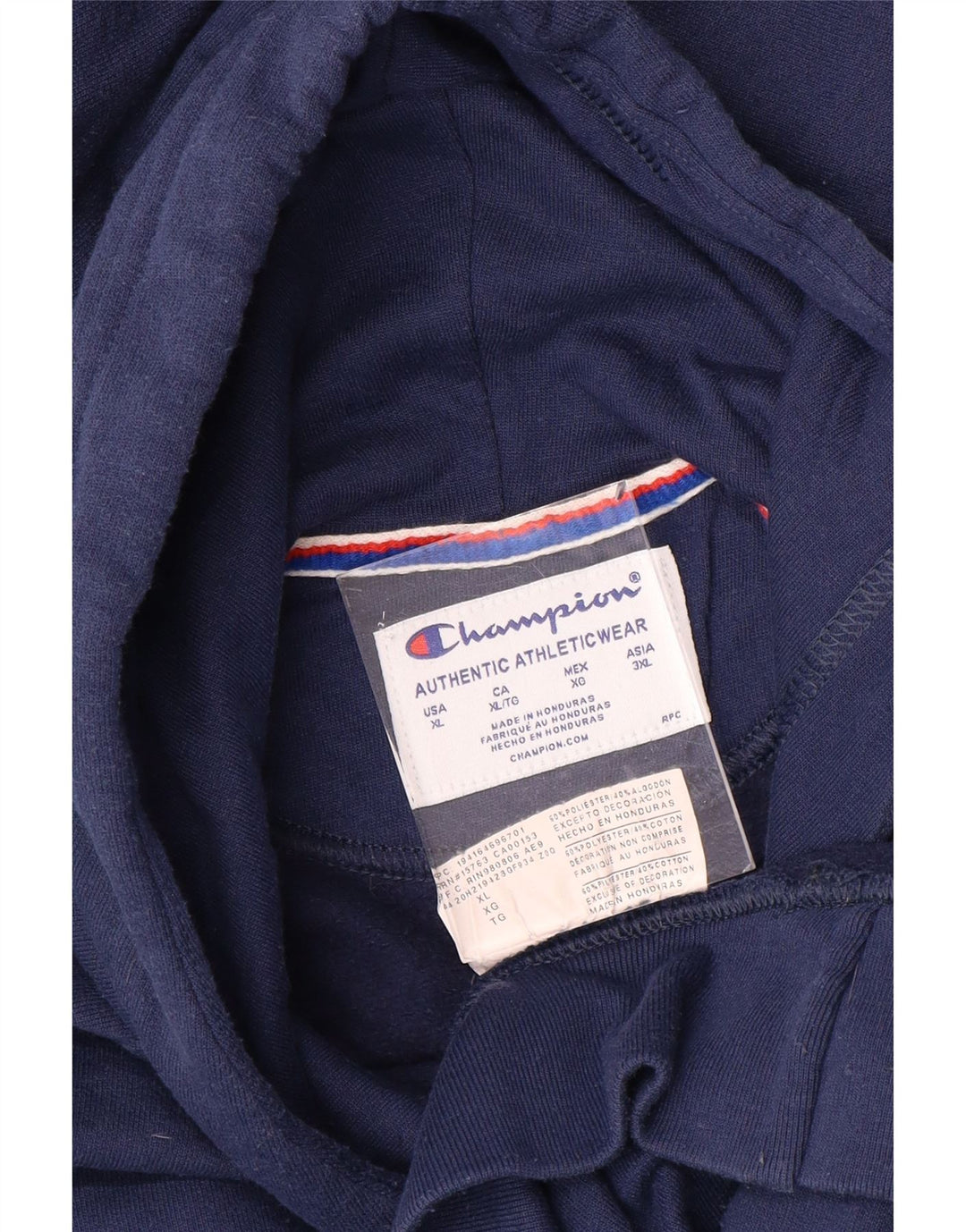 CHAMPION Pull à capuche pour femme UK 18 XL Bleu marine Polyester