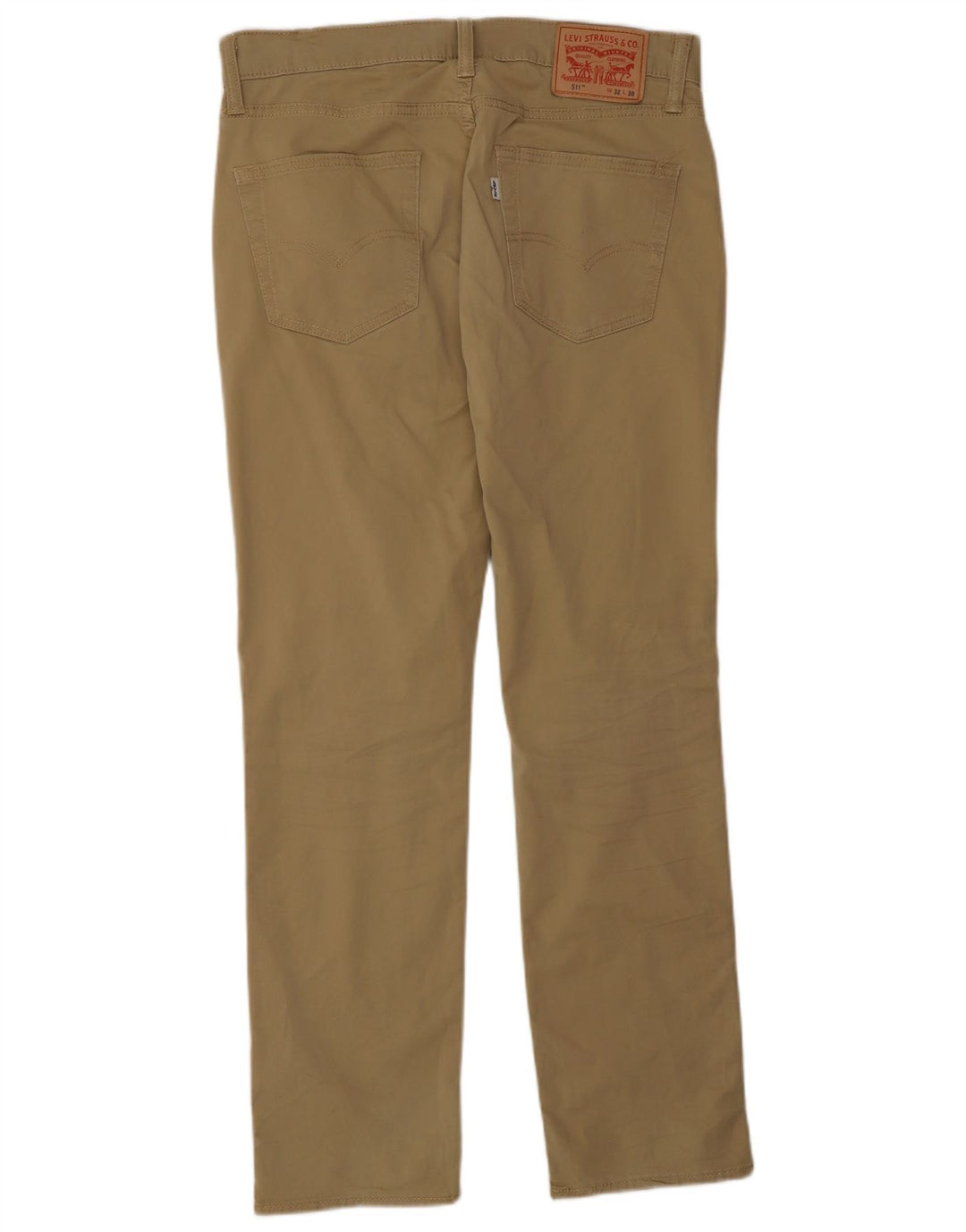 LEVI'S Pantalon Casual Slim 511 Homme W32 L30 Beige Coton