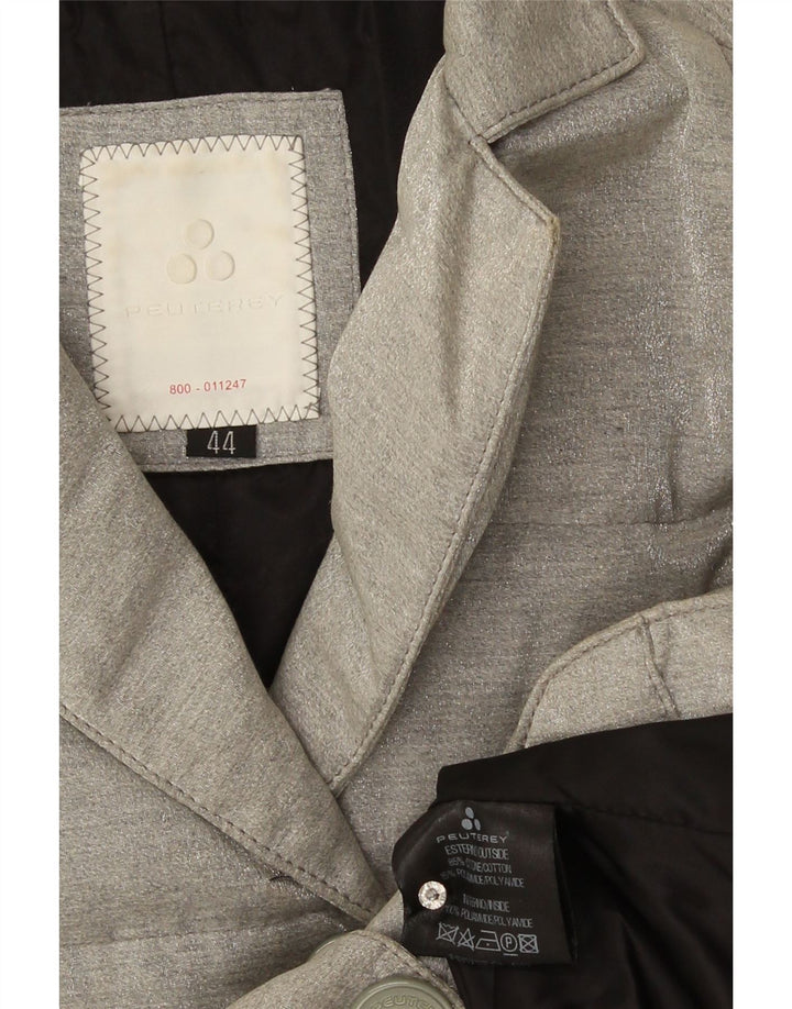 PEUTEREY Doudoune Femme IT 44 Gris Moyen Coton