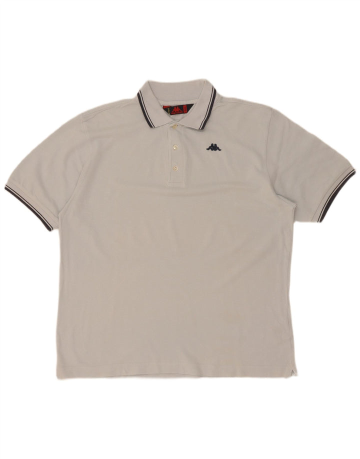 Kappa Polo Homme Petit Bleu Coton