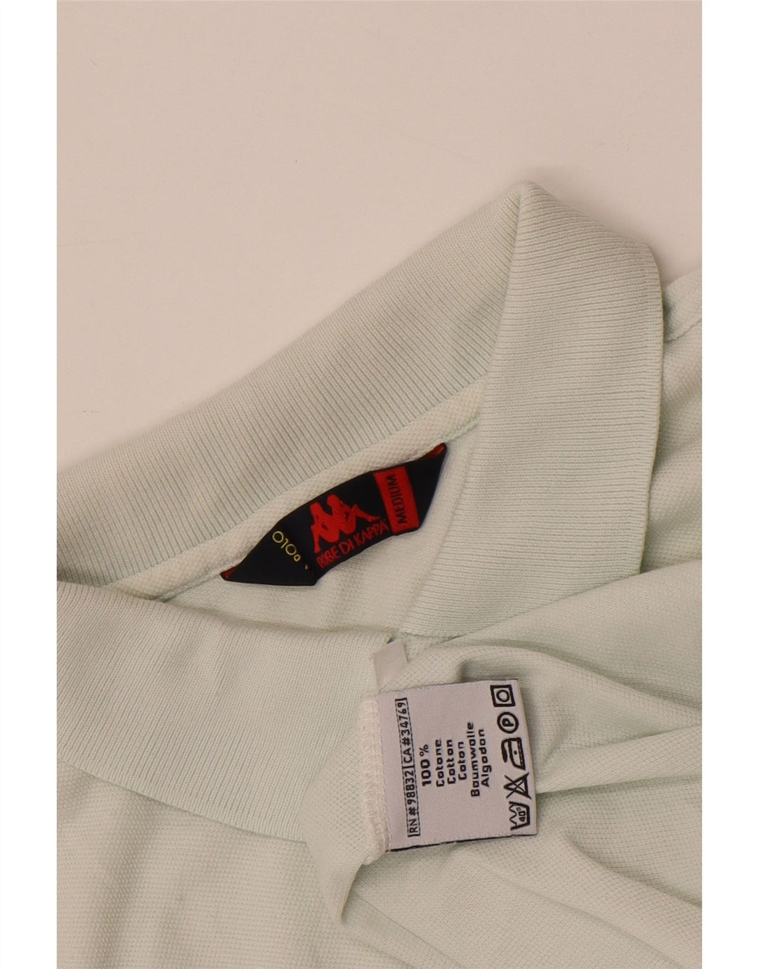 Kappa Polo Homme Bleu Moyen Coton