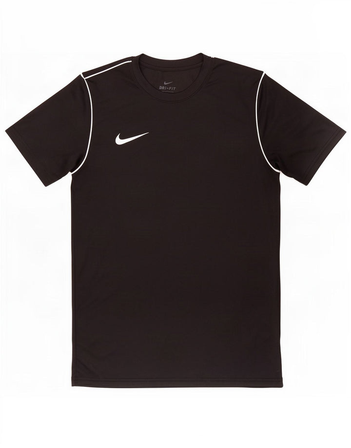Nike Hommes Dri Fit T-Shirt Haut Noir Moyen Polyester