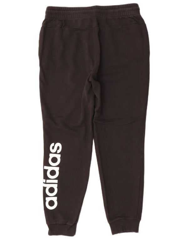 Adidas Pantalon de survêtement graphique pour femme Joggers UK 16/18 Large Noir