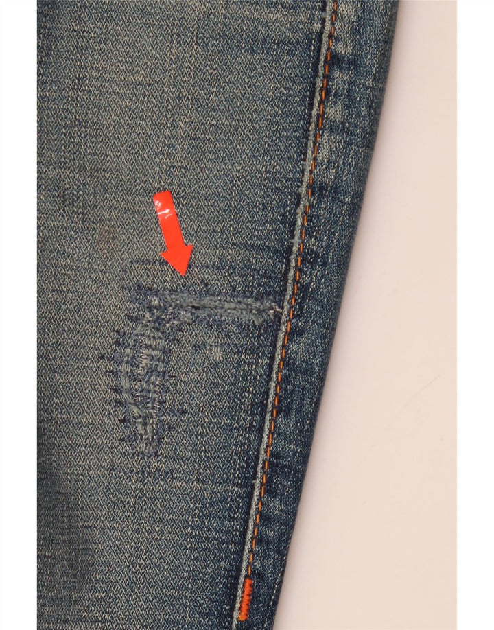 TRUE RELIGION Jean droit femme W24 L32 bleu marine coton