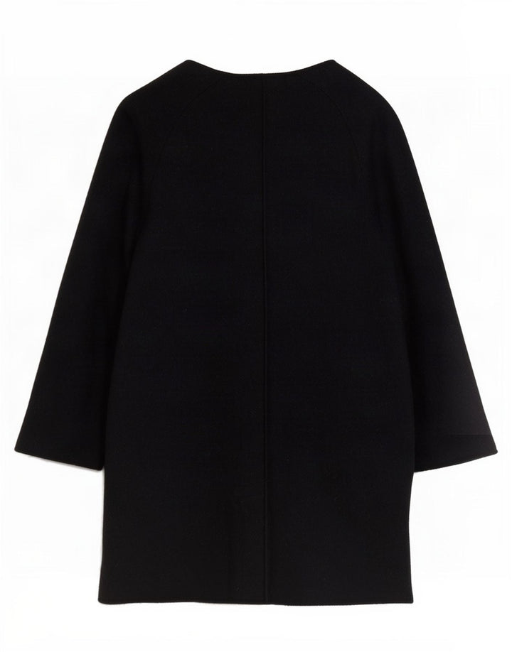 MINT VELVET Pardessus ouvert pour femme UK 14 Grand Noir Polyamide