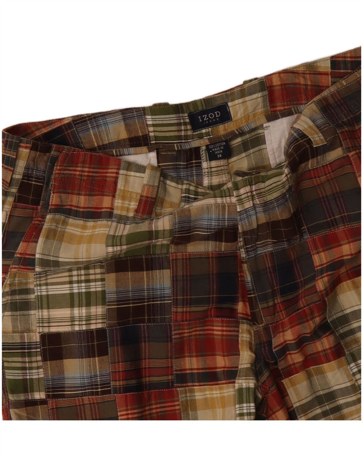 IZOD Short Chino Homme W38 XL Multicolore Patchwork Coton