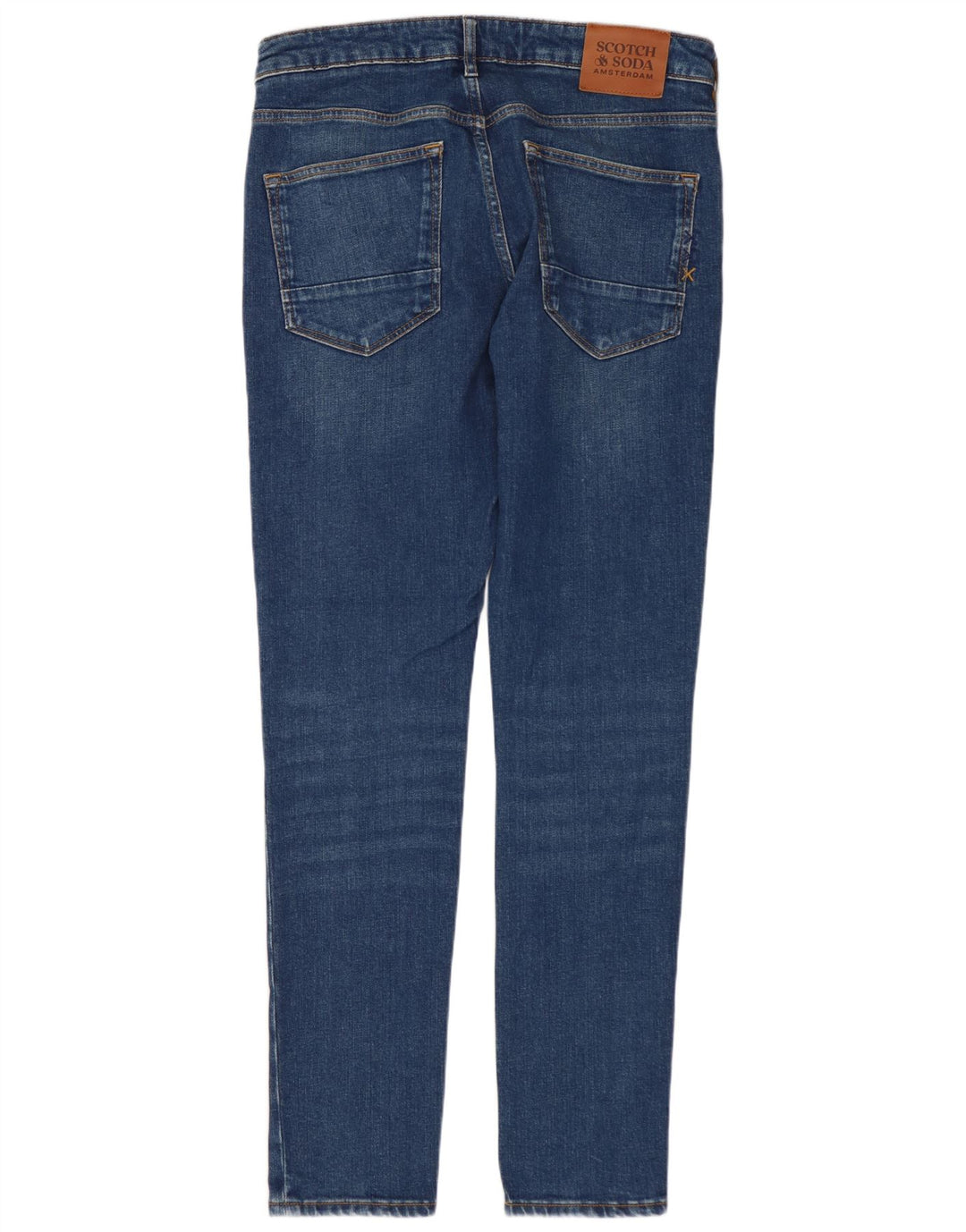 SCOTCH & SODA Jean Skinny Amsterdam W32 L32 Homme Bleu Coton