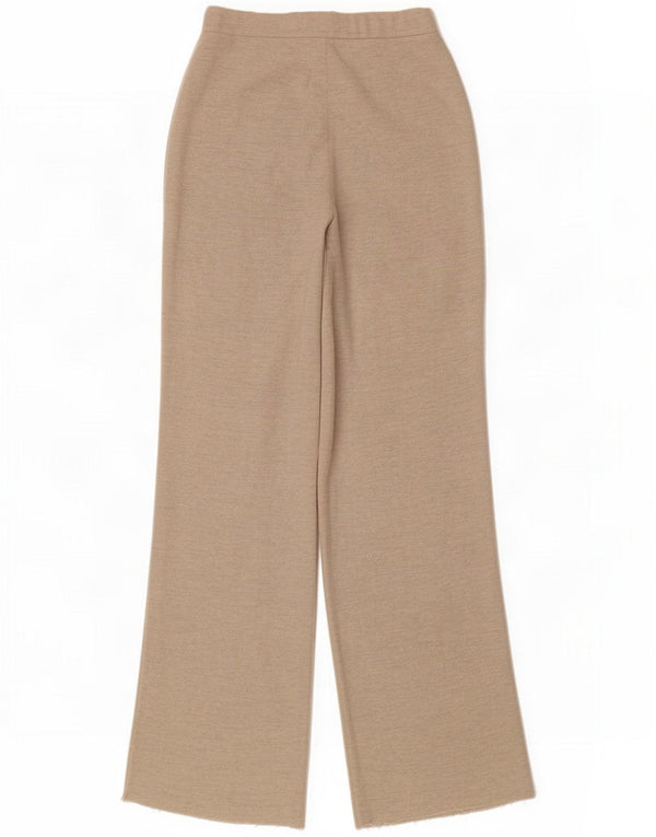 Pantalon de survêtement large pour femme Zara Small W28 L28 Coton beige