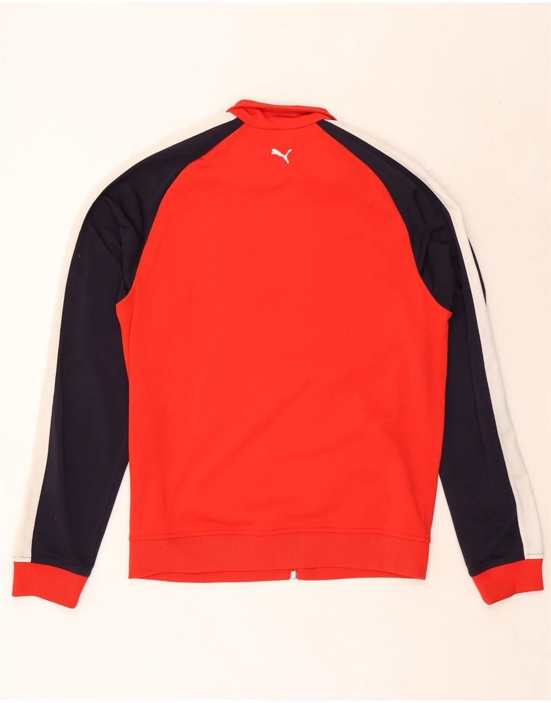 Puma Veste de Survêtement Garçon 15-16 ans Rouge Colorblock Polyester