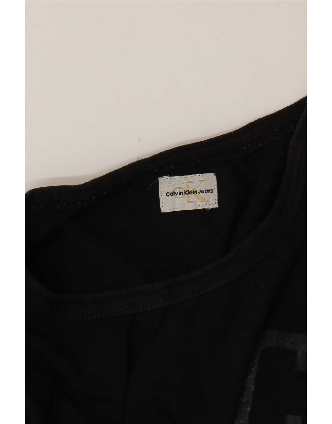 Calvin Klein Jeans Haut graphique à manches longues pour hommes, petit noir