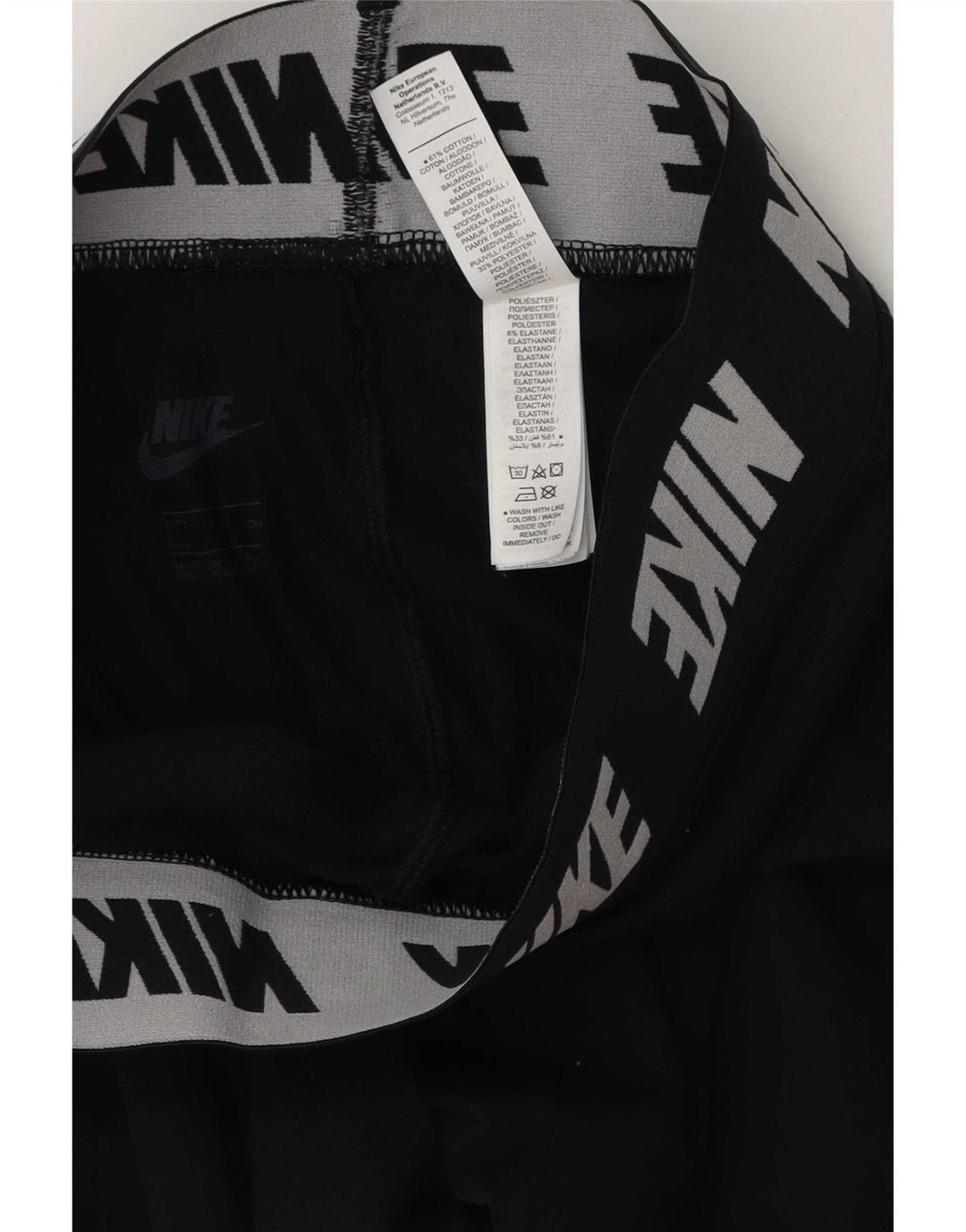 Nike Legging graphique pour femme UK 8 Small Noir Coton