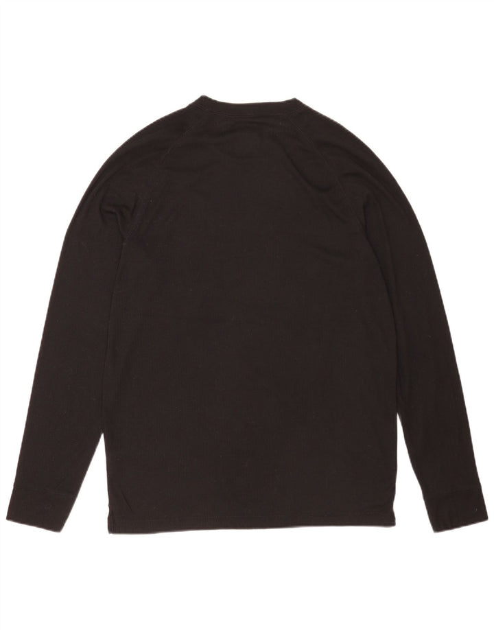 Mountain Warehouse Haut à manches longues pour homme en polyester noir Taille L