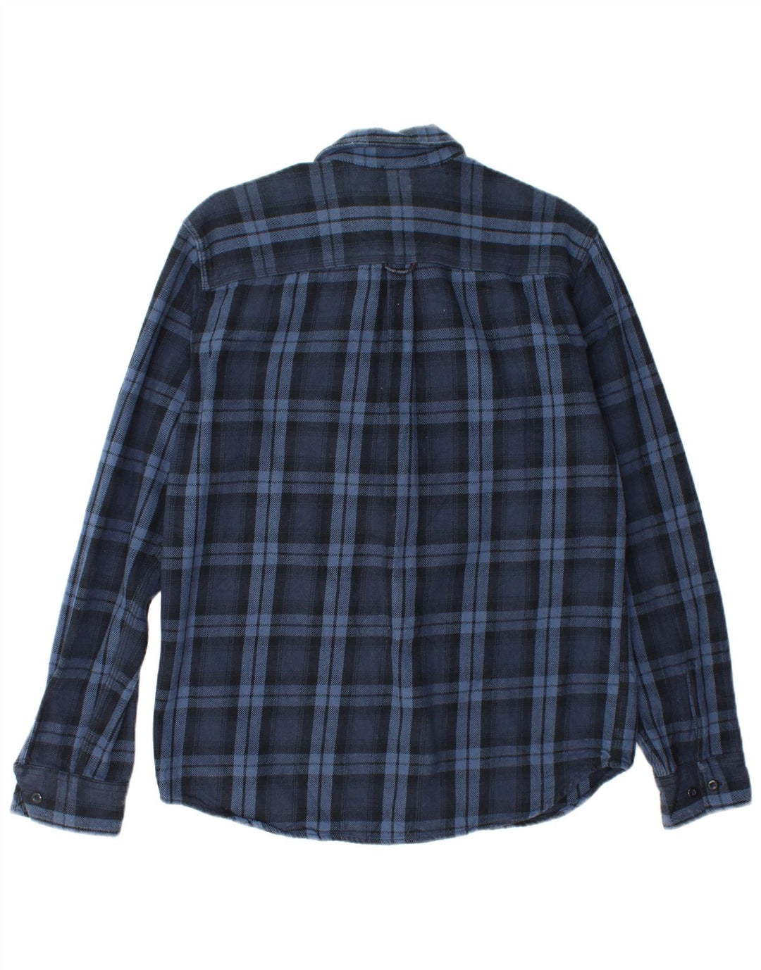 Jack & Jones Chemise en Flanelle Homme Grand Carreau Bleu Coton