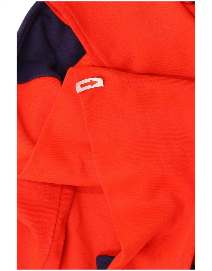 vintage Mens Survêtement Top Veste Medium Red Colourblock